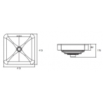 Kohler Forefront K-2661T-0 半嵌入式枱上洗臉盆